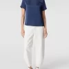 Weekend Max Mara Blusenshirt Mit Rundhalsausschnitt – Marineblau 17