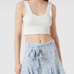 Only Crop Top Mit Rüschen – Offwhite 13