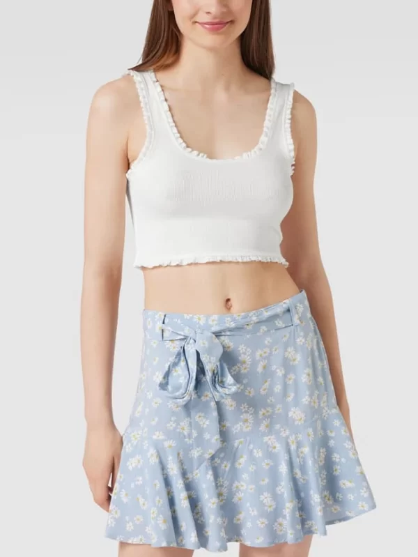 Only Crop Top Mit Rüschen – Offwhite 5