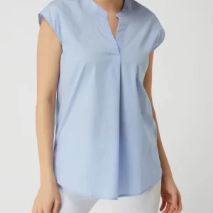 Emily Van Den Bergh Blusenshirt Mit Stretch-Anteil – Hellblau 13