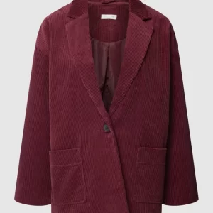 Christian Berg Woman Blazer In Ripp-Optik – Bordeaux Rot 9