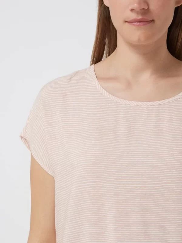 Soyaconcept Shirt Aus Viskose Mit Streifenmuster – Rosé 4