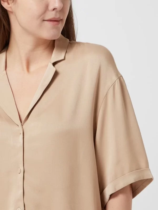 S.Oliver BLACK LABEL Bluse Aus Viskose – Sand 4