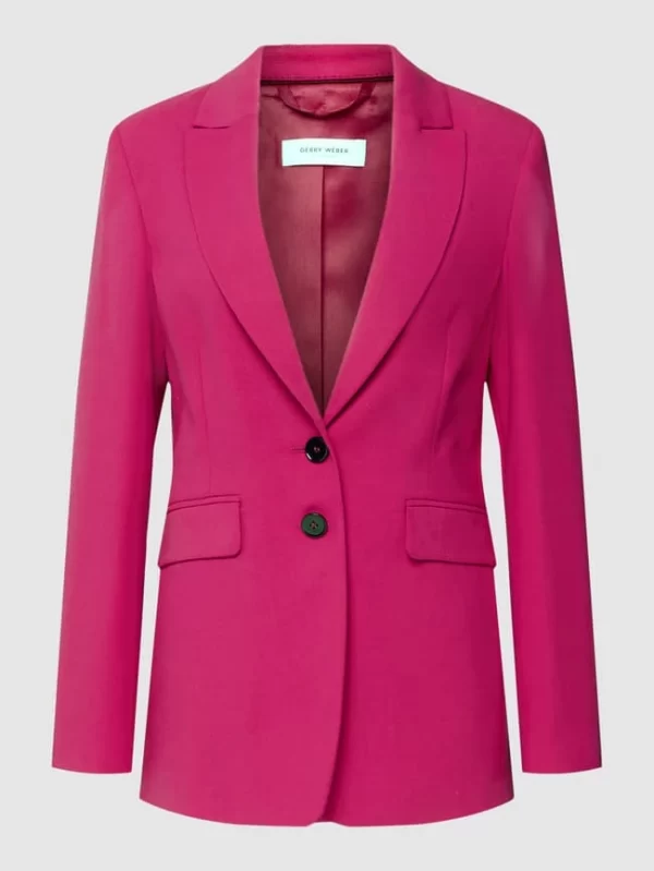 Gerry Weber Blazer In Unifarbenem Design Modell ‘MOOD BOOSTER’ – Fuchsia 3