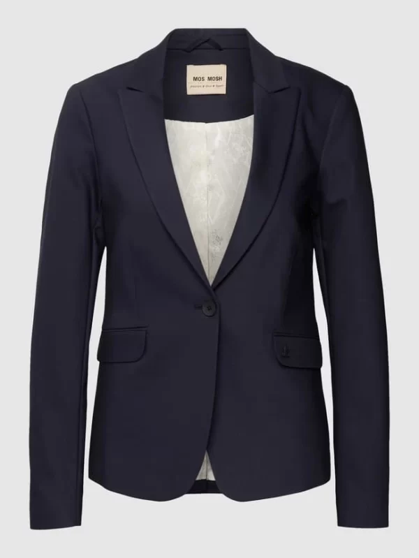 MOS MOSH Blazer Mit Reverskragen Modell ‘BLAKE NIGHT’ – Marineblau 3